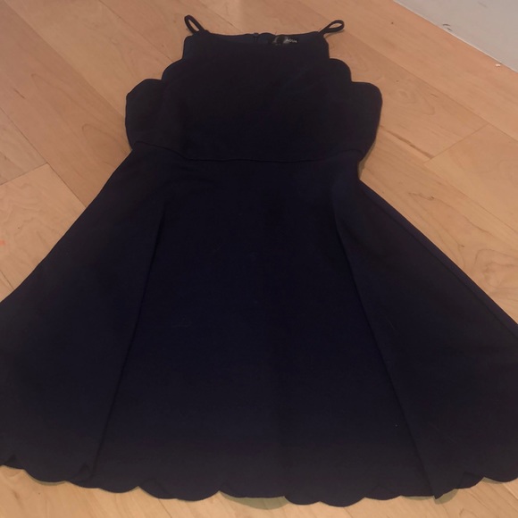 AQUA navy blue dress - Picture 1 of 2